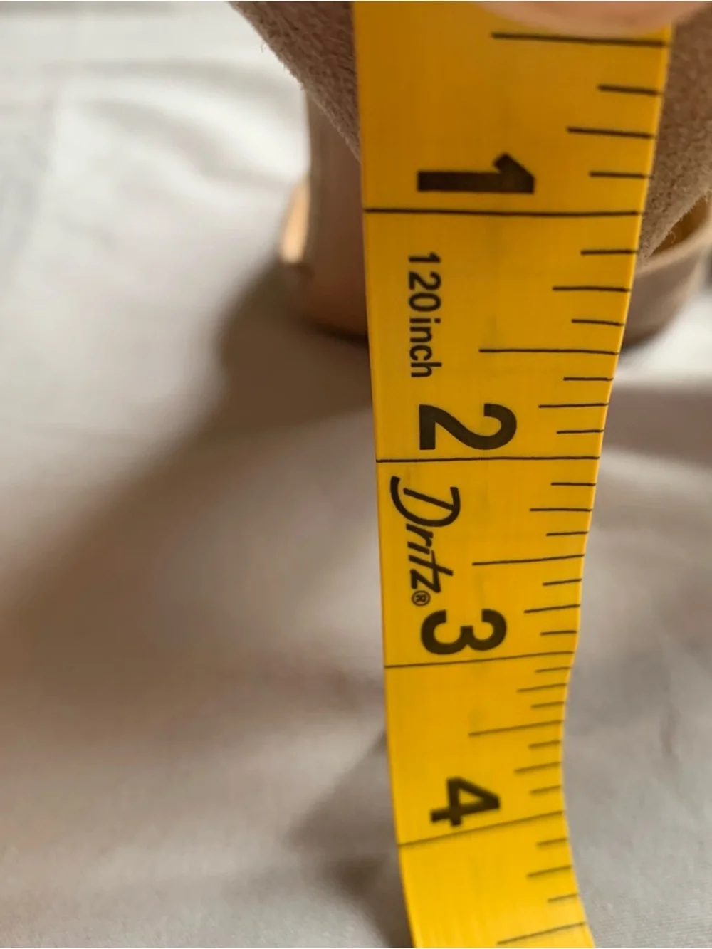 Giani Bini Pointed-Toe Ankle-Strap Heels in Tan Suede Size 10 - Picture 4 of 10